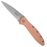 Kerhsaw Leek Copper 3-Inch Assisted Opening Folding Knife