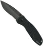 Kershaw Tanto Blur Partially Serrated Knife - 1670tblkst