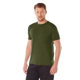 Olive Drab Athletic Fit Crew Neck Military T-Shirt