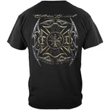 Elite Breed Firefighter Blades Black Foil T-Shirt - Black