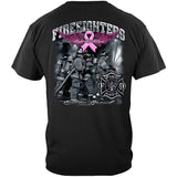 Elite Breed Fight Breast Cancer Firefighter T-Shirt - Black