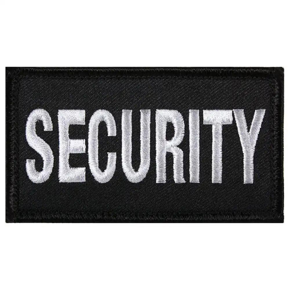 Security Officer Patch with Hook Back