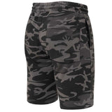 Black Camouflage Sweatshorts