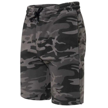 Black Camouflage Sweatshorts