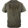 Elite Breed Army Crest and Lions Army T-Shirt - Military Green