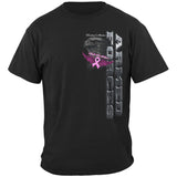 Elite Breed Armed Forces Fight Breast Cancer T-Shirt - Black