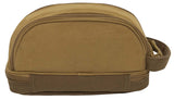 Two-Tone Dual-Compartment Canvas Dopp Kit