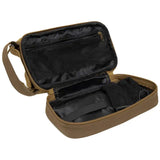 Two-Tone Dual-Compartment Canvas Dopp Kit