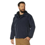 Navy Blue 3-in-1 Waterproof Winter Jacket