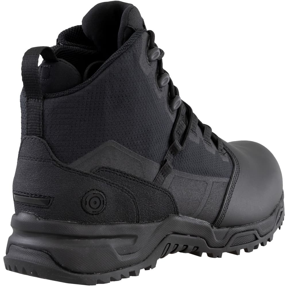Original S.W.A.T. Alpha Fury 2.0  6-inch Polishable Toe Side-Zip Men's Black Tactical Boot
