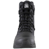 Original S.W.A.T. Alpha Fury 2.0 8-inch Polishable Toe Side-Zip Waterproof Men's Black Tactical Boot