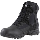 Original S.W.A.T. Alpha Fury 2.0 8-inch Polishable Toe Side-Zip Waterproof Men's Black Tactical Boot