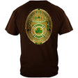 Ireland's Bravest Extra Stout Firefighters Brown T-Shirt