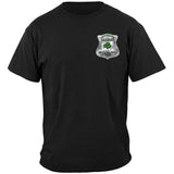Ireland's Finest Genuine Irish Police Black T-Shirt