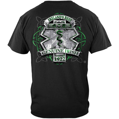 Genuine Irish EMS T-Shirt - Black