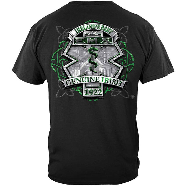 Genuine Irish EMS T-Shirt - Black