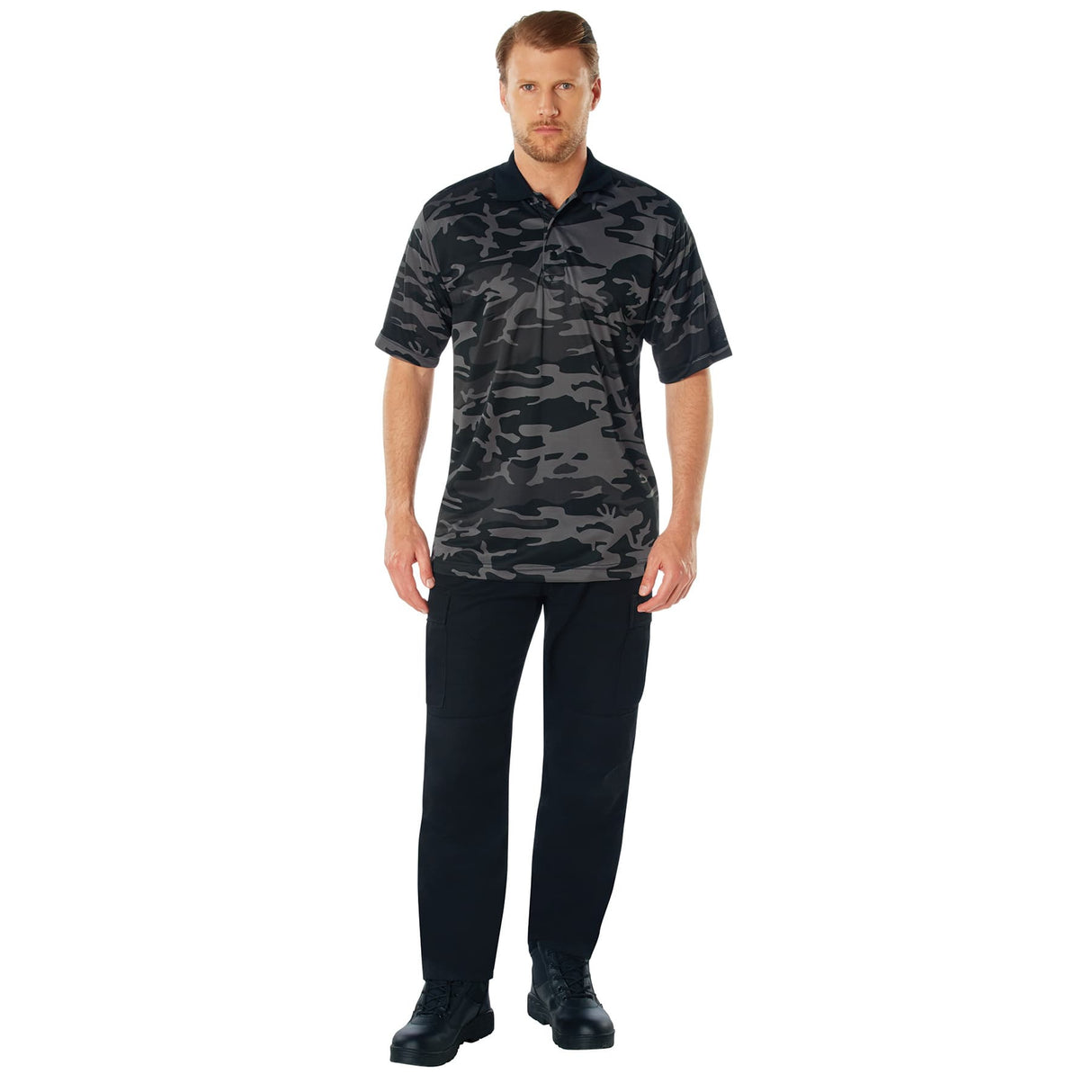 Camouflage Short Sleeve Performance Polo Shirt