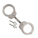 Peerless Model 700C Nickel Plated Chain Link Handcuffs