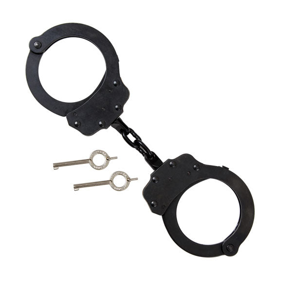 Peerless Black Chain Link Handcuffs - Model 701CP