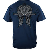 Tradition Honor Service Sacrifice Police T-Shirt - Navy