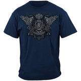 Tradition Honor Service Sacrifice Police T-Shirt - Navy