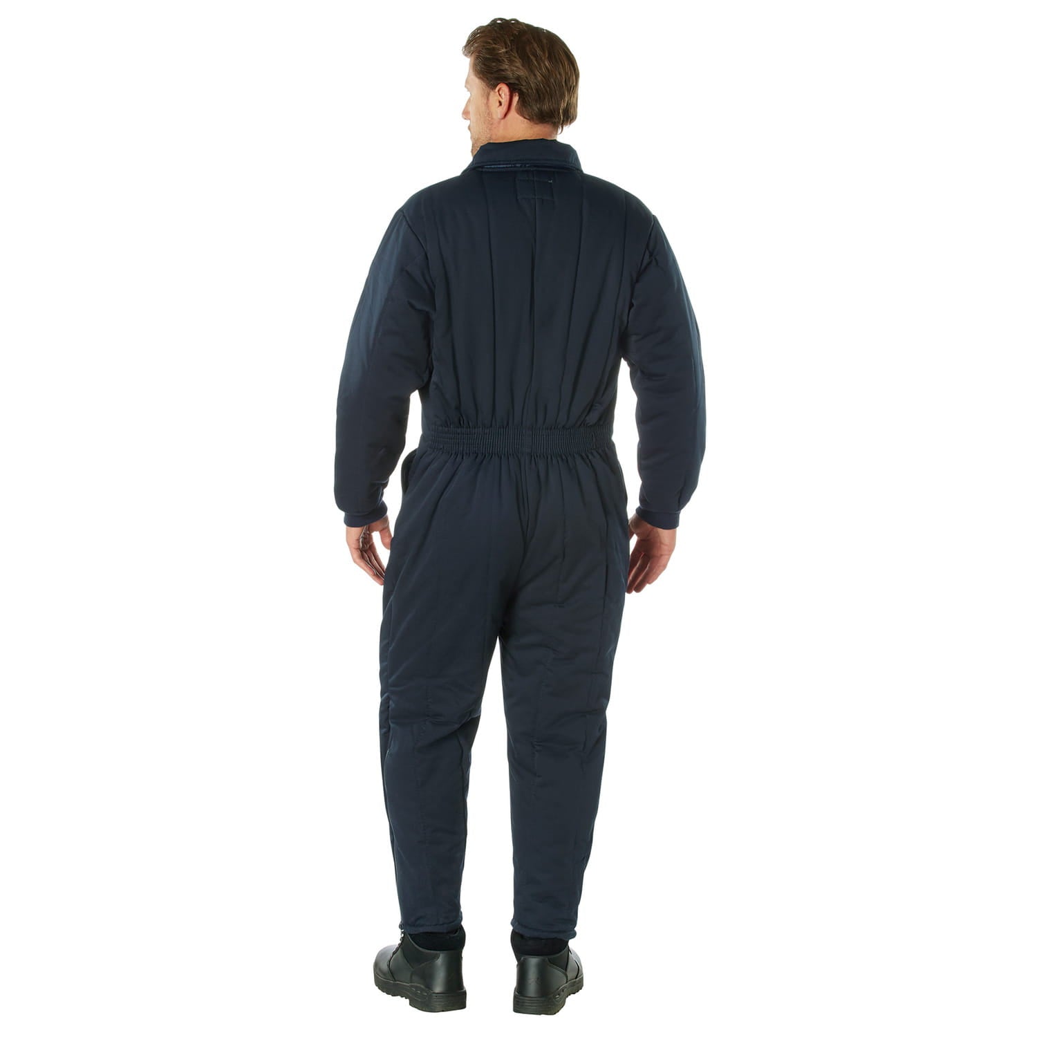 Navy Blue Insulated Winter Work Coveralls