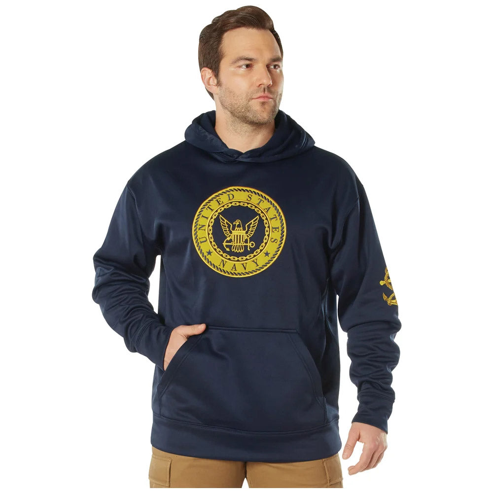 U.S. Navy Emblem Pullover Hooded Sweatshirt