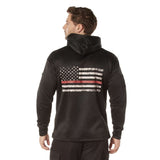 Thin Red Line Flag Concealed Carry Hooded Sweatshirt