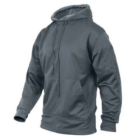 Tactical Grey Concealed Carry Hooded Sweatshirt