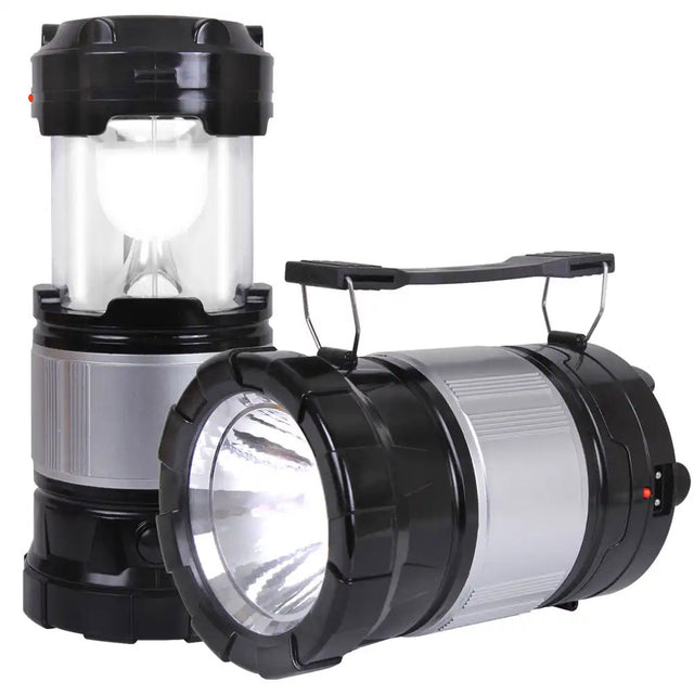 2-in-1 LED Solar Lantern and Handheld Flood Light