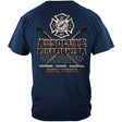 Absolute Firefighter Blue Print Navy T-Shirt