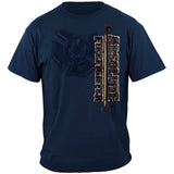 Absolute Firefighter Blue Print Navy T-Shirt