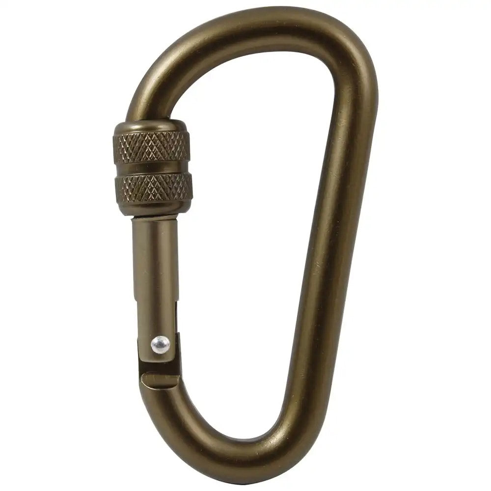 Basic Issue 80 MM Coyote Locking Carabiner