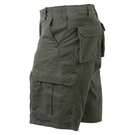 Vintage Olive Drab Cargo Shorts