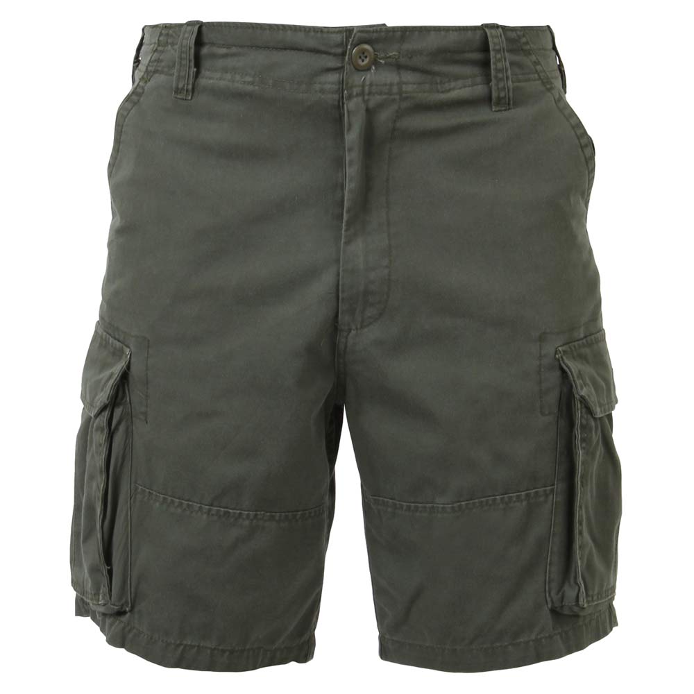 Vintage Olive Drab Cargo Shorts