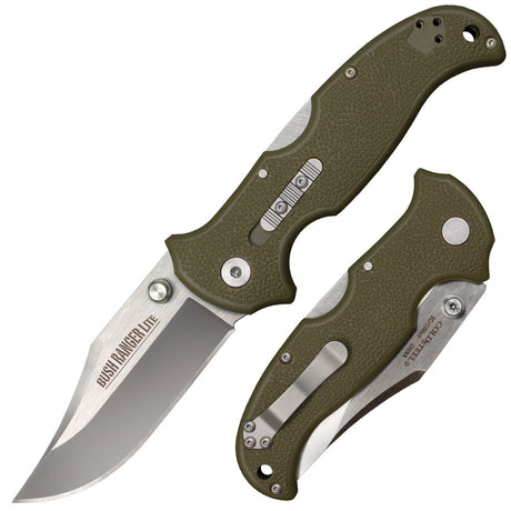 Cold Steel Bush Ranger Lite OD Plain Edge Folding Knife