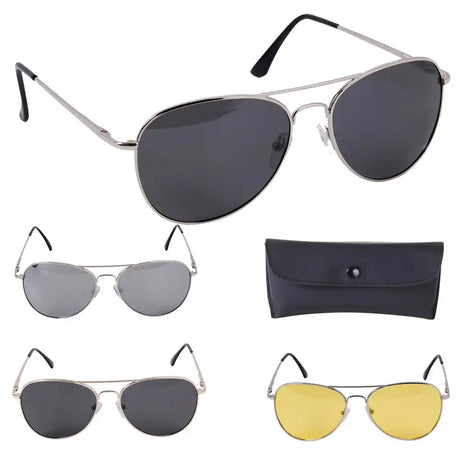 58mm Polarized Aviator Sunglasses