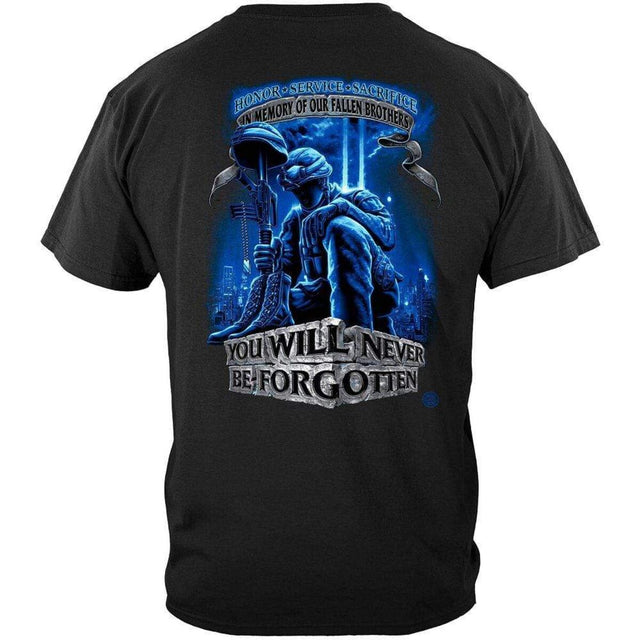 In Memory of Our Fallen Brothers T-Shirt - Black