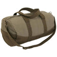 19-Inch Brown Two-Tone Canvas Duffle Bag