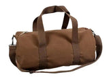 Brown 19 inch Heavyweight Canvas Duffel Bag