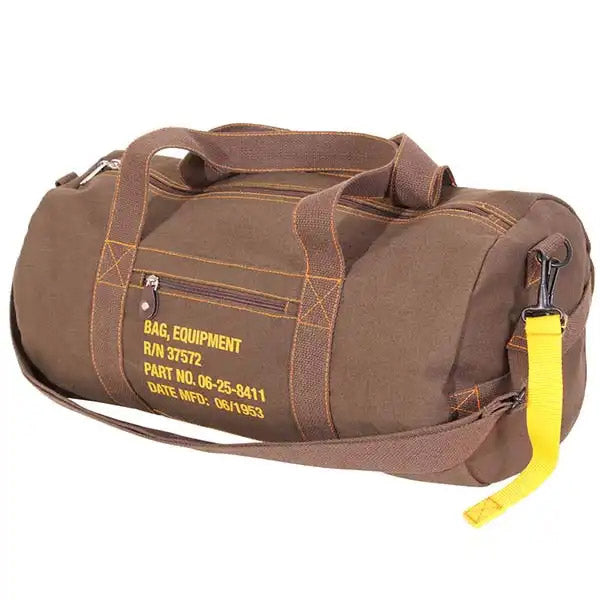 Brown Vintage Military Equipment Bag