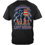 American Warrior No One Left Behind T-Shirt- Black