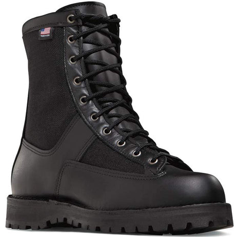 Danner Acadia 8 inch Mens Black Uniform Steel Toe Boot