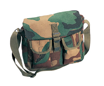 Basic Issue Military Canvas Shoulder Ammo Bag