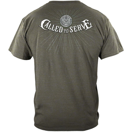Army Called to Serve T- Shirt - Heather Green