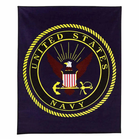 50 x 60-Inch U.S. Navy Insignia Fleece Blanket