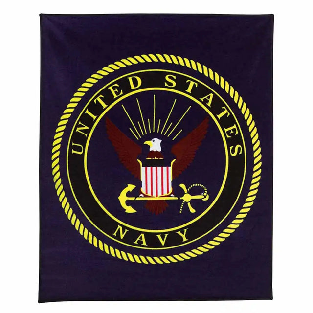 50 x 60-Inch U.S. Navy Insignia Fleece Blanket