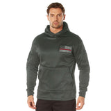 Thin Red Line Flag Concealed Carry Hooded Sweatshirt
