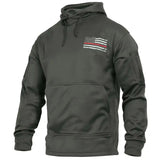 Thin Red Line Flag Concealed Carry Hooded Sweatshirt