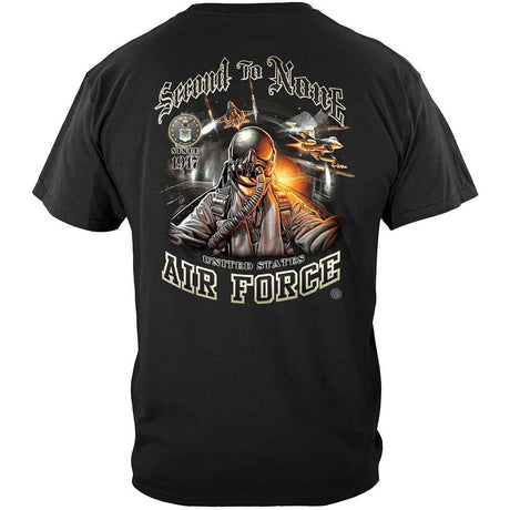 Air Force Second to None T-Shirt - Black